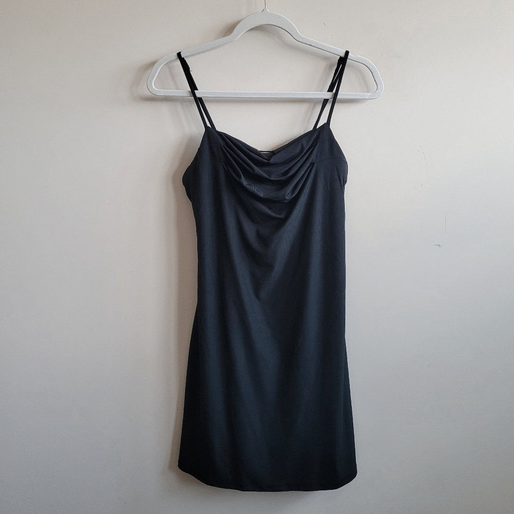 AFRM Slinky Mini Dress‎ In Black